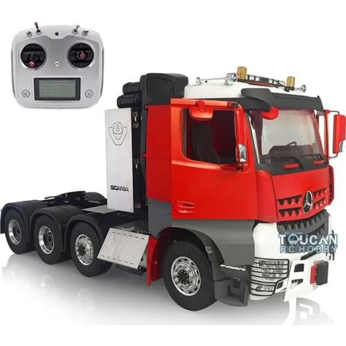 RC 1/14 LESU Metal Chassis Rack Hook Hercul Painted Cabin Tractor Truck Radio THZH0872-SMT3