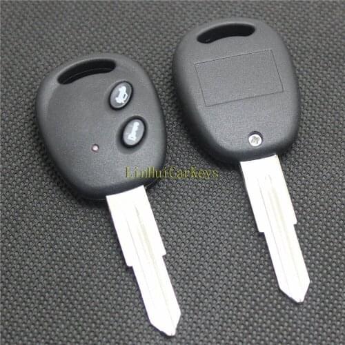 10Pcs / Lot PINECONE for CHEVROLET LOVA SAIL Replace Key 2 Buttons Uncut Brass Blade Blank Key Shell