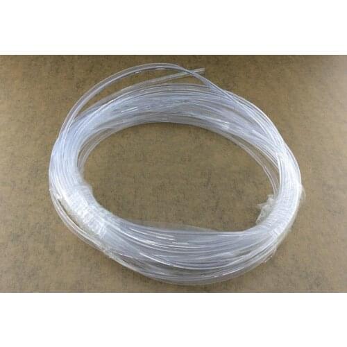 20M(L) soft Dia.3mm clear T-type Skirt Side Glow Fiber Optic Cable Car Pickup light DIY w/side ribbon Interior PMMA Mounting RGB