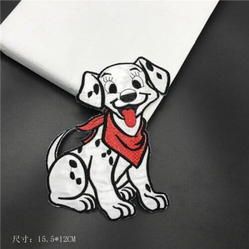 20pcs High Quality Dogs Patch Hot Melt Adhesive Applique Embroidery Patch Diy Clothing Accessory Patch Parche Hecho A Mano