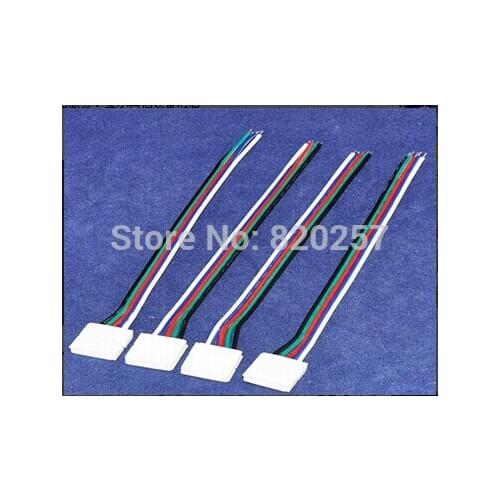 5pin RGBW connecting wire for 12mm FPC RGBW led strip connecting in single end 20pcs a lot free shipping