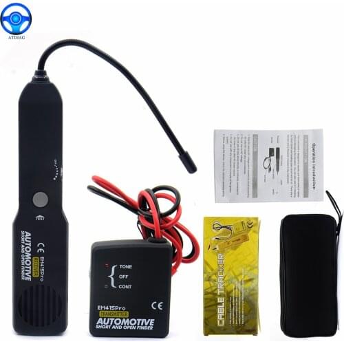 EM415pro Automotive Tester Cable Wire Wand Short Open Finder Repair Tool Car Tracer Diagnose Tone Line Free shipping