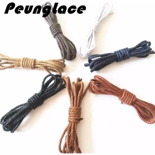 Quality PeungLace 70cm Dress Lace Waxed Cotton Shoelaces
