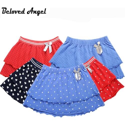 Girls Skirts Summer 5 Style Cotton Double Layer Baby Girl Kids Princess Tutu Skirt Child Casual Clothing Dance Party Wear Skirts