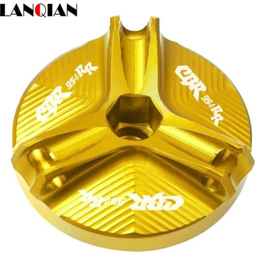 Motorcycle CNC Engine Oil Filter Cup Plug Cover Screw Engine Oil CUP FOR HONDA CBR954RR CBR 954RR CBR 954 RR 2002 2033