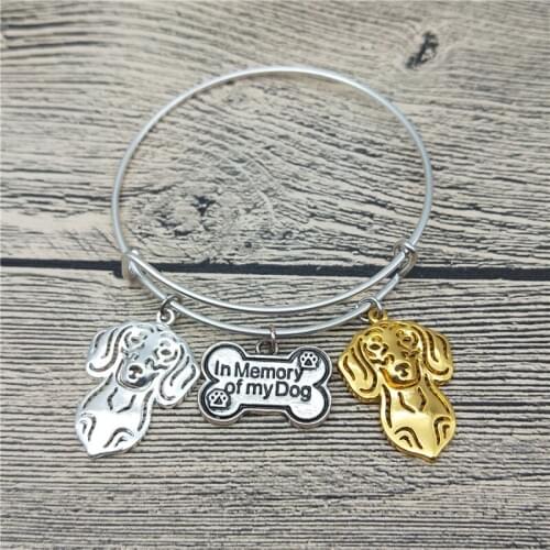 Trendy New Dachshund Bangles Cute Dachshund Dog Bangles Bracelets Fashion Animal Pet Jewellery