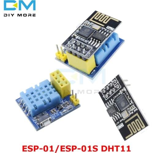 ESP8266 ESP-01/ESP-01S DHT11 Serial Temperature Humidity Sensor Transceiver Receiver Module for Arduino NodeMCU Wireless WIFI