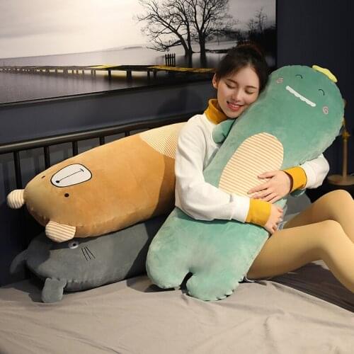 1pcs 55cm Cartoon Movies Item Totoro Smiling Soft Plush Toys High Quality Brinquedos Dolls Factory Price Home decoration gift