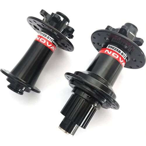 NOVATEC D791SB-B15 D902SB-B12 MTB J-Hook Disc 6 Bolt BOOST hubs Micro spline 12v freehub Front 15×110mm Rear 12×148mm 28h 32h