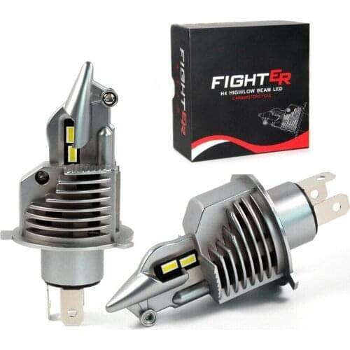 NEW Wireless H4 mini 55W 24V 12V For Automobile Motorcycle P43T High Low Beam LED Conversion Kit Lamp Cut line Headlight 12V/24V