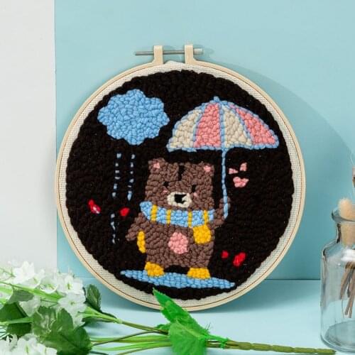 Punch Needle Pen Magic Embroidery cross stitch kits embroidery needlework sets fabric DIY Crafts Sewing Accessories tools frame