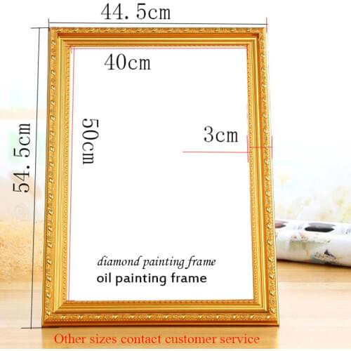 DIY Frame Painting By Numbers outer Frame 40x50cm Combination Unique Gift Wall Art Picture Artworks painting frame Home Decor