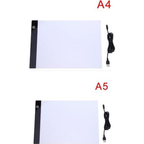 A4/A5 Size Three Level Dimmable Led Light Pad,Tablet Eye Protection Easier for Diamond Painting Embroidery Tools Accessories
