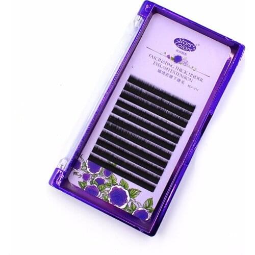 Professional 0.07mm 4mm Natural individual Imitate Mink lower eyelashes under low eyelash extension makeup