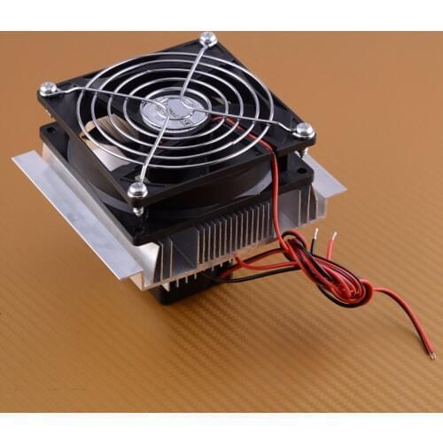 LETAOSK 60W 12V Peltier Semiconductor Refrigeration Cooling System Equipment Air Conditioner Cooler Fan for Pet Dog House