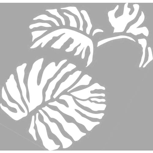 Home Tropical Pattern Stencil Design, Painting Template 30x30 Cm, Walls, Tiles, furniture For Easy and Practical Pattern Application