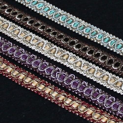 Top grade 2cm wide 12.5 meter per lot, mixed color available Curtain sofa car seat cushion Lace trim Flannelette Tassel Belt