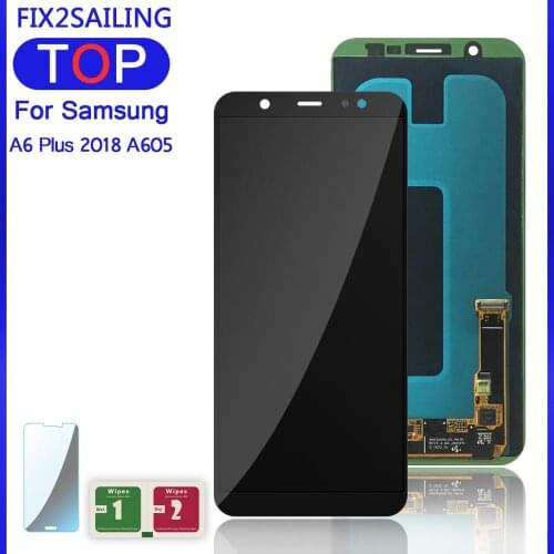LCD Display For Samsung A6 Plus 2018 A605 For Samsung A6 Plus 2018 Display Touch Screen Digitizer Assembly