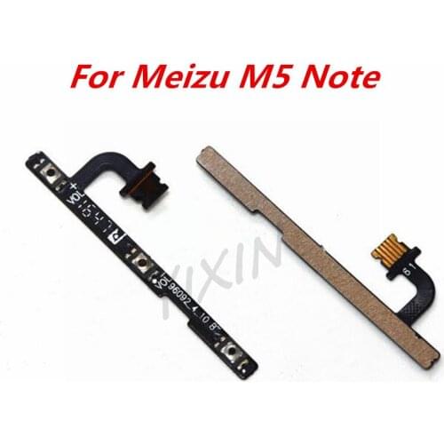 1Piece Power On/Off Volume Switch Button Flex Cable for Meizu M5 Note 5.5" Phone Parts