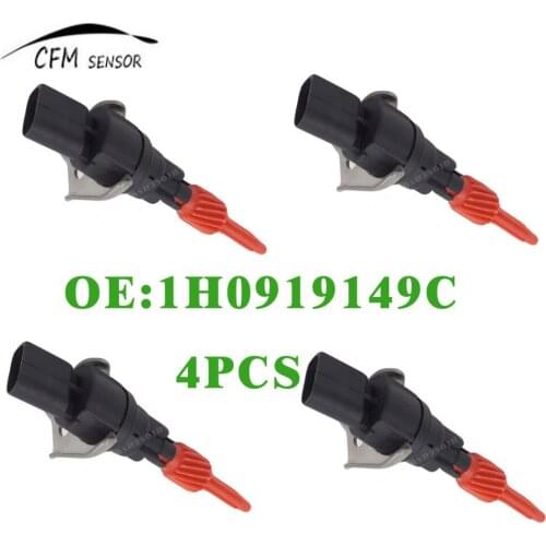 4pcs Speed Sensor Odometer Exterior 1H0919149C For VW Bora Jetta Golf MK4 Caddy Audi A3 S3 Skoda Octavia Seat Ibiza Leon Toledo