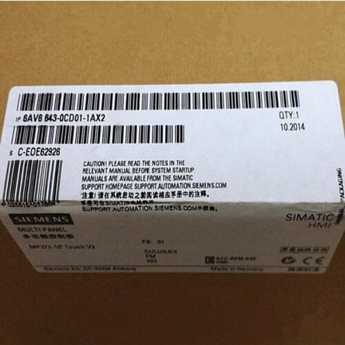 6AV6643-0CD01-1AX2 MP277-10"control panel 6av6643-ocdo1-1ax2