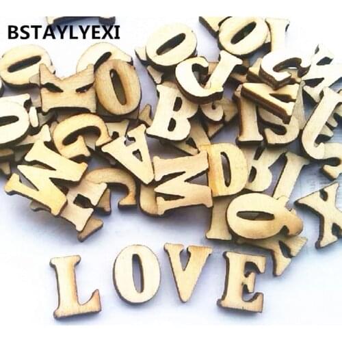 Fashon English letters wedding wood crafts wooden letters number marking frame Wall Decor Home Decoration Wedding Photo Props