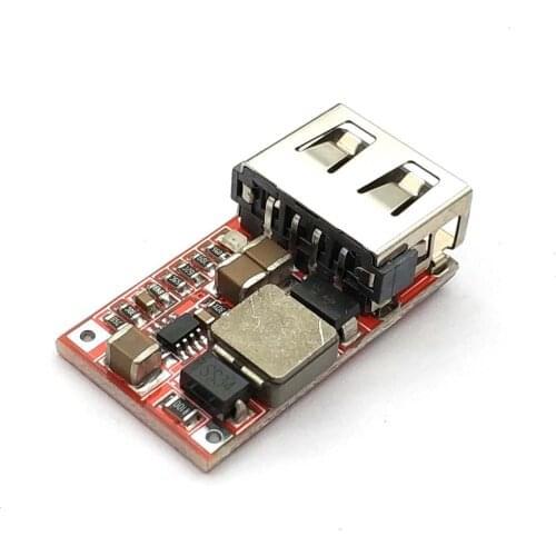 DC 6-24V 12V/24v To 5V USB Output Charger Step Down Power Module Mini DC-DC Step Up Boost Module Power Adjustable Buck Converter