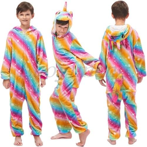 Children artoon Pajamas Sleepwear Boys Girls Party Clothes Baby Sleeper Blanket Pijamas Infantil Pyjamas Kids Panda Dog Costumes