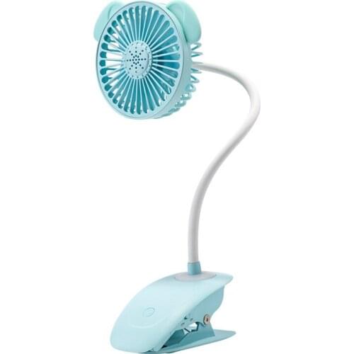 Electric Fan USB Portable Clip Aromatherapy Clip Electric Fan Air Conditioning Fan Mini Small Fan