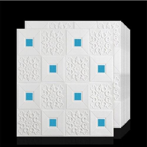 Background Stickers Decoration 3d Brick Ceiling Stickers Foam Wallpaper Wall Stickers Living Room Bedroom Tv Decoration