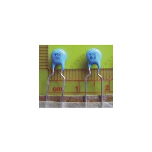 10pcs Ceramic chip capacitor 47K 1KV
