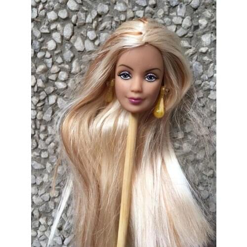 Doll Heads With Earings Decor Rare Collction Doll Toy Head Male Ken Prince Doll Head Parts Girl Dressing DIY Toy Gifts