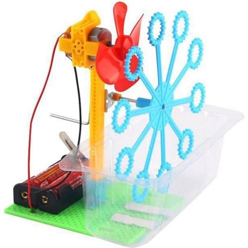 Summer Funny Magic Bubble Blower Electric Toys Practical Ability Sturdy Plastic Assembly Bubble Machine Kids Toys for Children