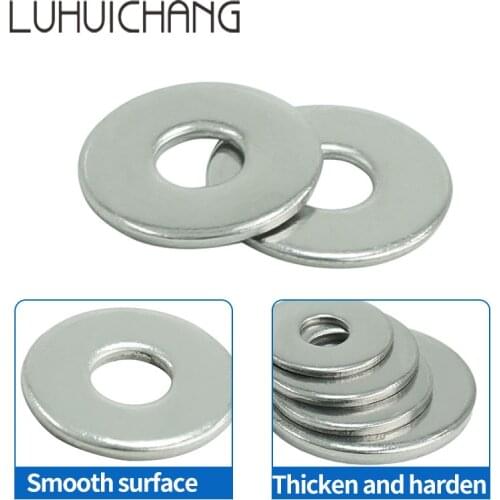Luhuichang M14 m16 m20 304 Stainless Steel Large Size Flat Washer Bigger Metal Gasket Meson Plain Washers