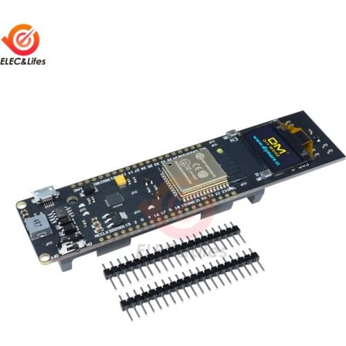 0.96'' OLED ESP32 Development Board WiFi Bluetooth Shield 18650 Lithium Battery Holder ESP-32 ESP8266 CP2102 Breakout Module