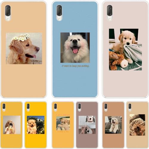 Cute Kawaii Dog Case For Sony Xperia X XA XA1 XA2 Ultra L1 L2 L3 XZ3 M4 Aqua Z3 Z5 Premium E5 XZ XZ1 XZ2 Compact Cover
