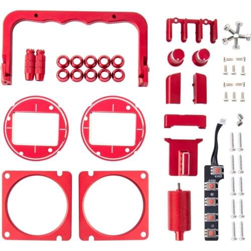 RadioMaster TX16S Original Replacement Red Front Case CNC Upgrade Part Set