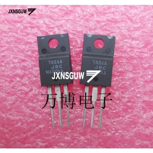 10PCS Original JRC NJM7824FA Three-terminal regulator 7824 Transistor triode 7824 +24V LM7824 Red Copper substrate made in Japan