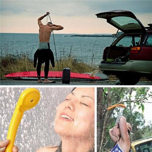 Portable Camping Shower Without Bucket Set Travel Outdoor Hiking Shower Car Washer Plant Watering Pet Cleaning 12V