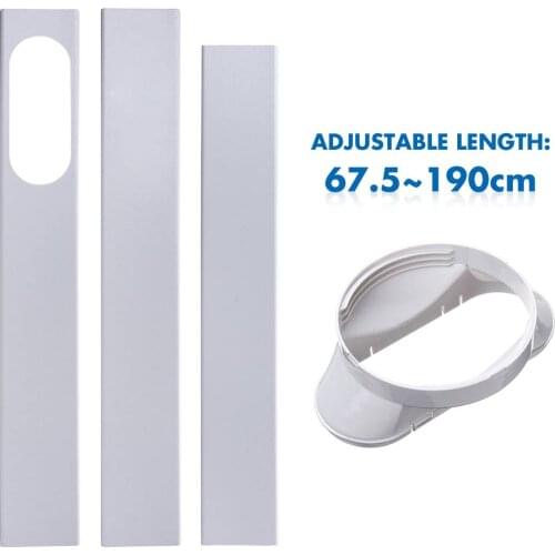 Adjustable Window Adaptor/Window Slide Kit Plate Exhaust Hose Tube Connector For Portable Air Conditioner Accessories Set 190cm