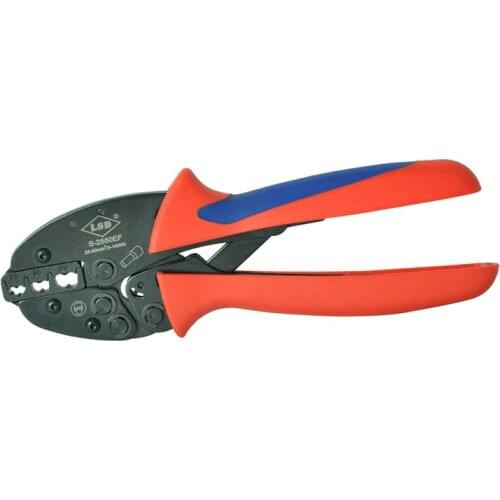 S-2550EF High Quality Hand Crimping Tools for crimping wire-end ferrules 25,35,50mm2 4-1AWG Ratchet Pliers crimper