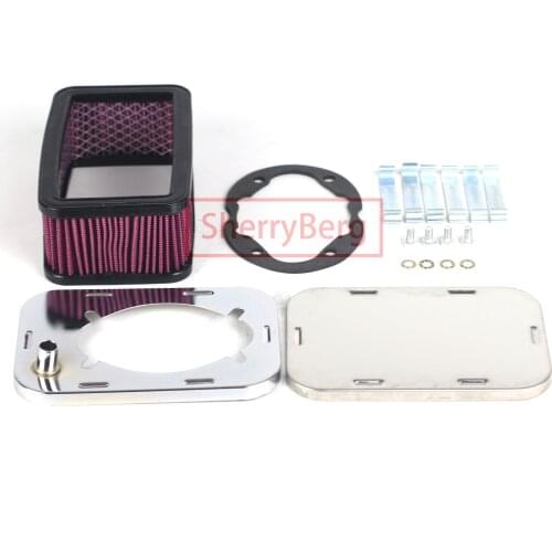 SherryBerg FAJS Air Filter FOR EMPI Solex Dellorto WEBER CARB Carburetor Carburettor 32/36 DFEV DFV DFAV CHROME AIR Cleaner 65mm