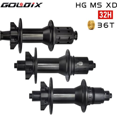 GOLDIX bicycle hub DT350 SWISS 32 holes without LOGO version mountain bike DIY hub HG/XD/MS 141X10 148X12 ratchet structure hub