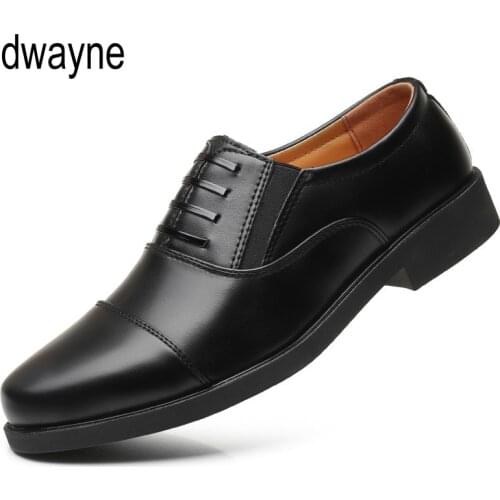 Classic Business Mens Dress Shoes Fashion Elegant Formal Wedding Shoes Men Slip On Office Oxford Shoes For Men Black tyh6