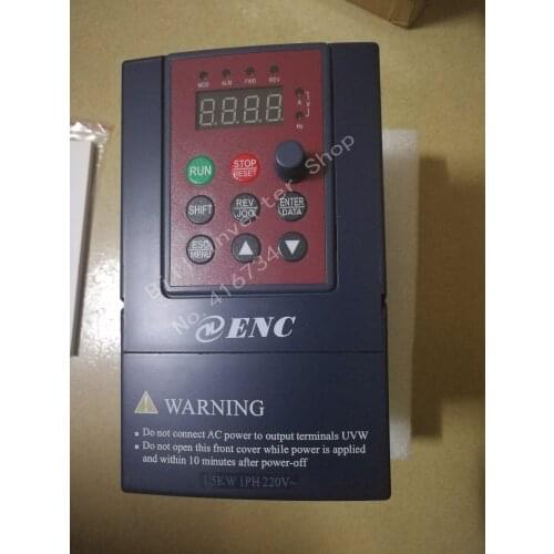 VFD 1.5KW VFD Converter Eds-A200-2S0015 yineng Inverter 1.5kw For 220v single phase motor