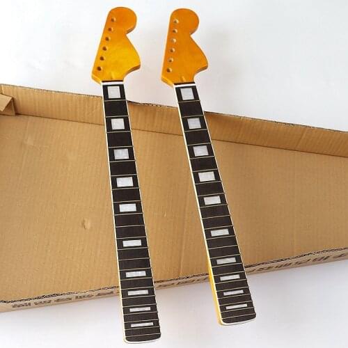 1pcs 22-Fret High Gloss Electric Guitar Neck ST-Shank Maple