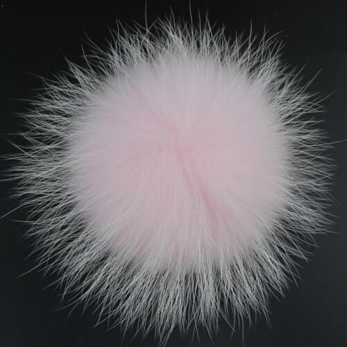 2pcs/lot Real raccoon fur pom pom, fur pompom, raccoon pom pom,brown fur ball, fluffy pom pom, Ideal for knitted hats, raccoon