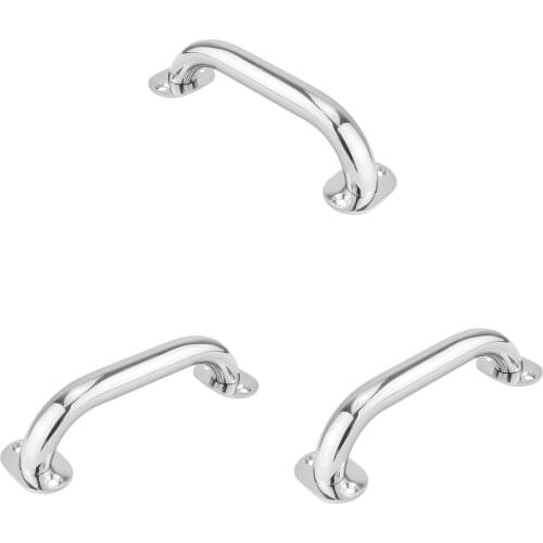 3pcs 12inch Boat Handrail -Stainless Steel Yacht Marine Hatch Grab Handle/ Door Handrail, Boat Accessory Corrosion - Resistance