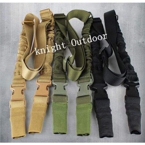 US Army Tactical Two Point Sling Adjustable Bungee Rifle Gun Sling Strap Tactical 2 Point Gun Sling