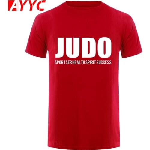 AYYC T-Shirt Tshirt Brand Clothing Tees Casual Male Best Selling T Shirt Judo Sportser Health Spirit Success 100% Cotton For